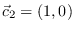 <span> $ </ span> \ vec {c} _2 =（1,0）<span> $ </ span>